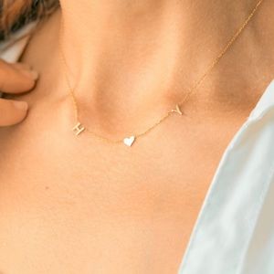 “SARAH” custom handmade name letter necklace